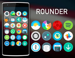 Rounder L iconpack (Google Play)