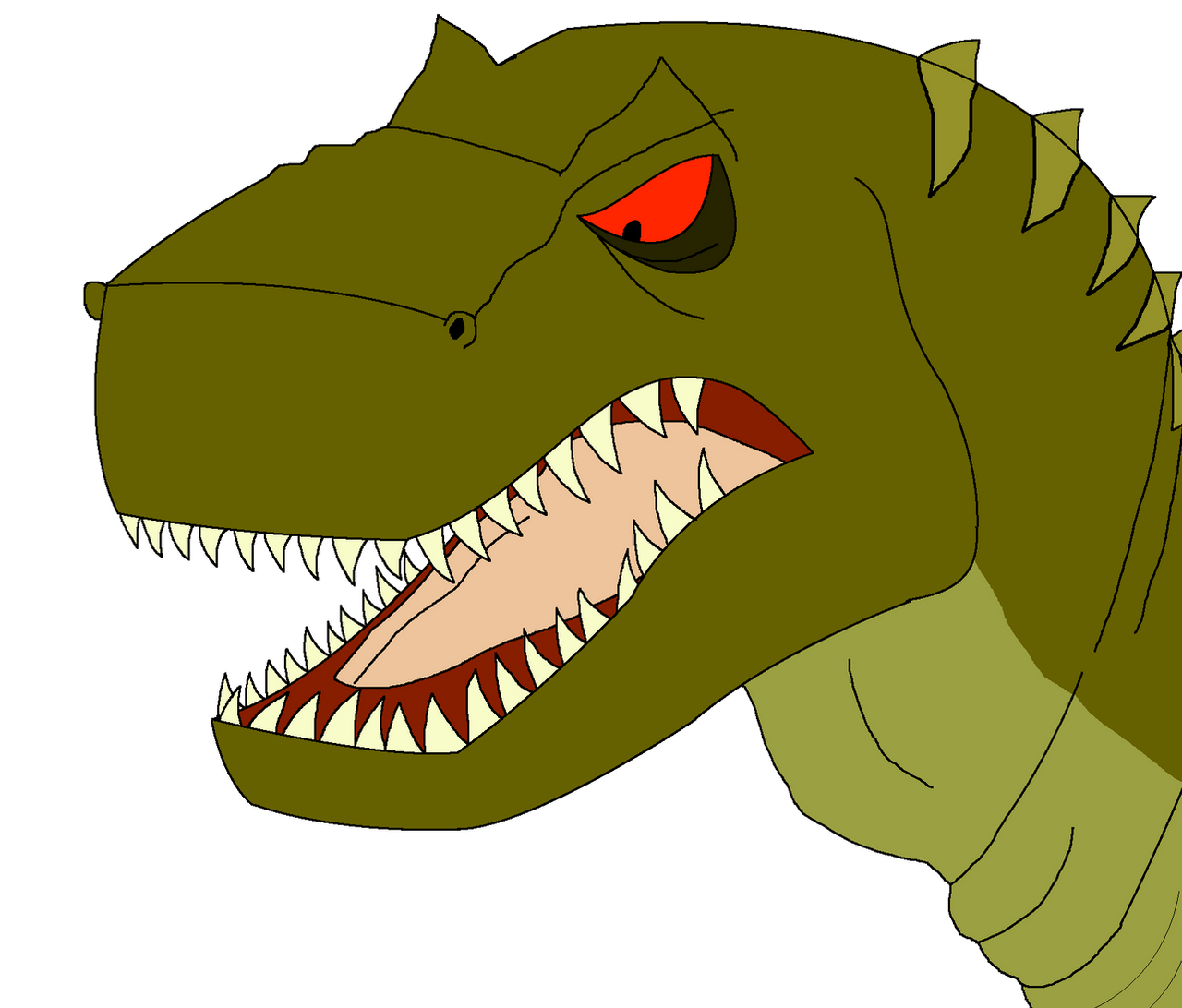 Plated Sharptooth Bust (Colored) by Asuma17 on DeviantArt