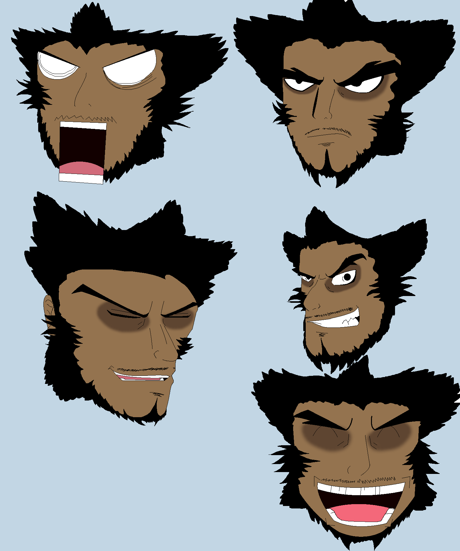 Ise's Reference Sheet (Face Study)