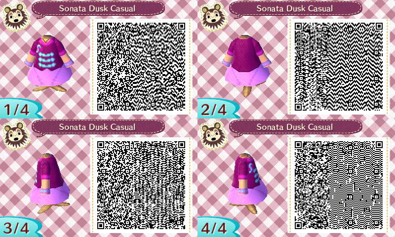 Animal Crossing: New Leaf Sonata Dusk Casual QR