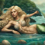 Mermaid in the Fjord (DreamUp)