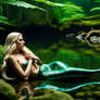 The Mermaid In the Lagoon (DreamUp)