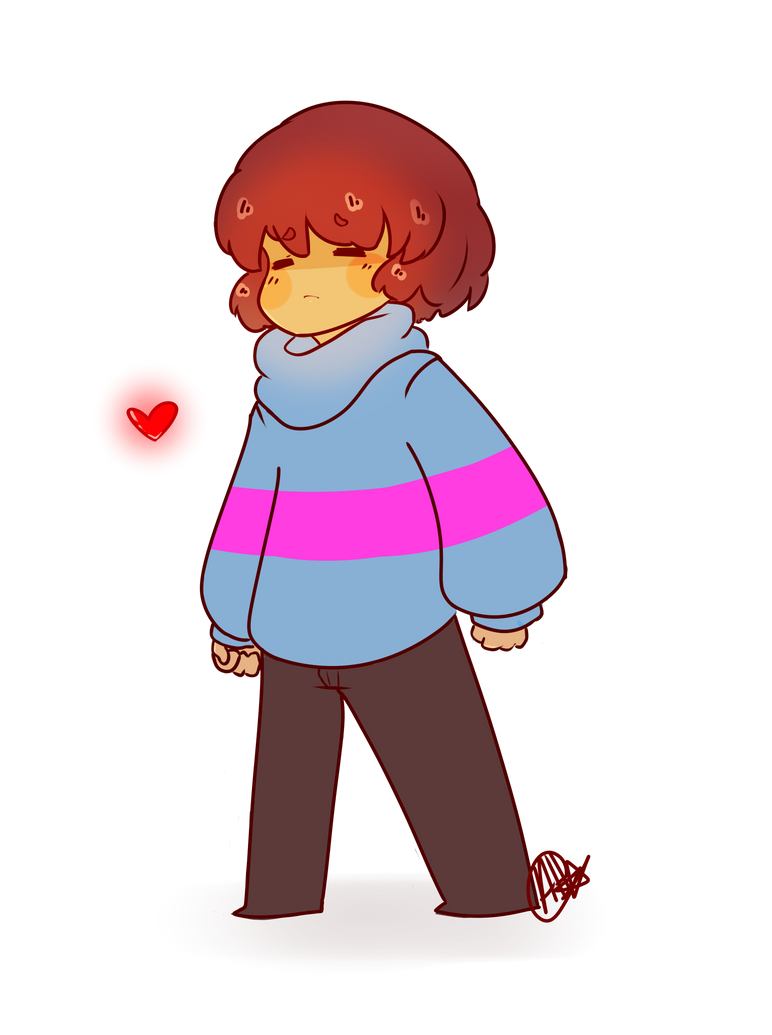 Frisk R3 Undertale Fanart- Frisk by SilverKnight27 on DeviantArt