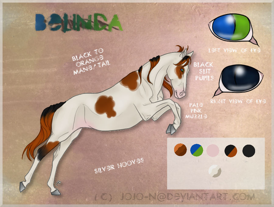 Belinda Reference Sheet