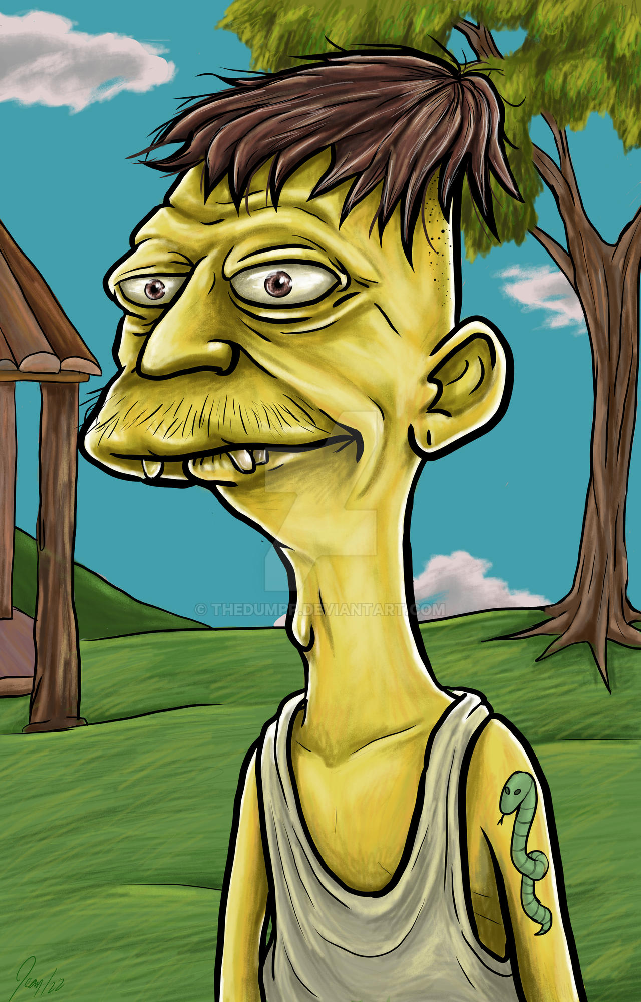 Reinterpretation of Cletus by TheDumpp on DeviantArt