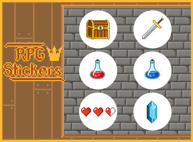 RPG Sticker Set by maicakes on DeviantArt
