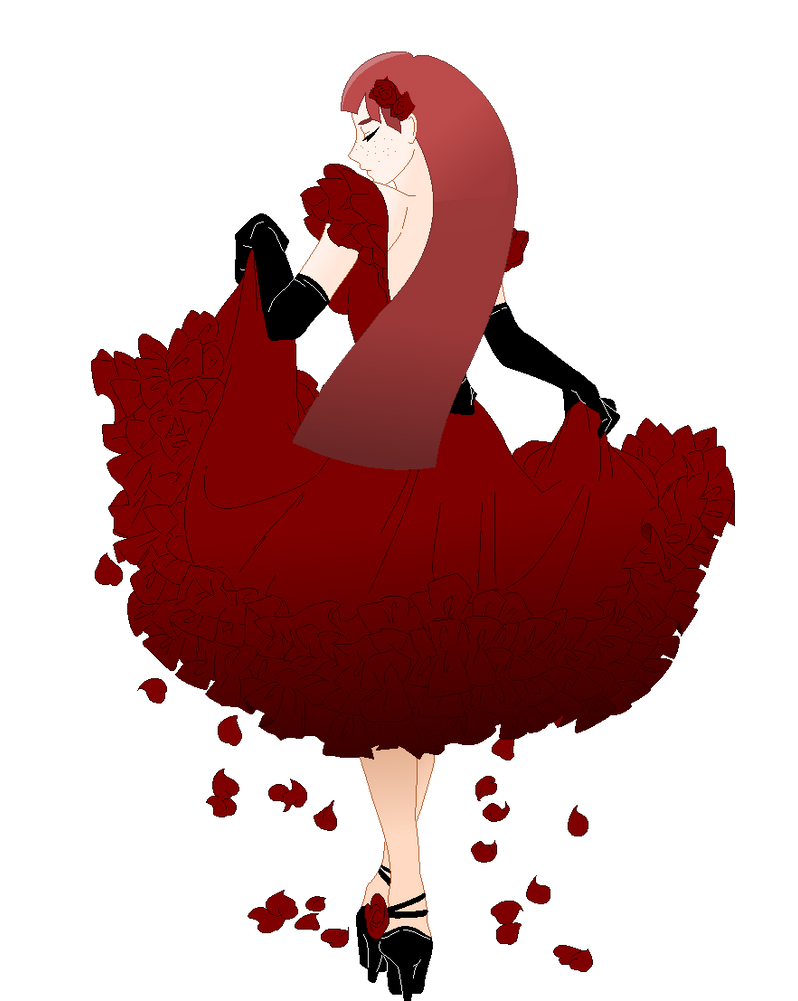 The Lady of Red Roses by KumoHatsune on DeviantArt