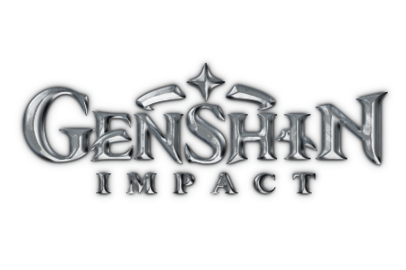 Genshin Impact Chrome Logo by Wanizame on DeviantArt