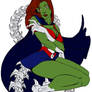 Half Transformed Miss Martian W.I.P