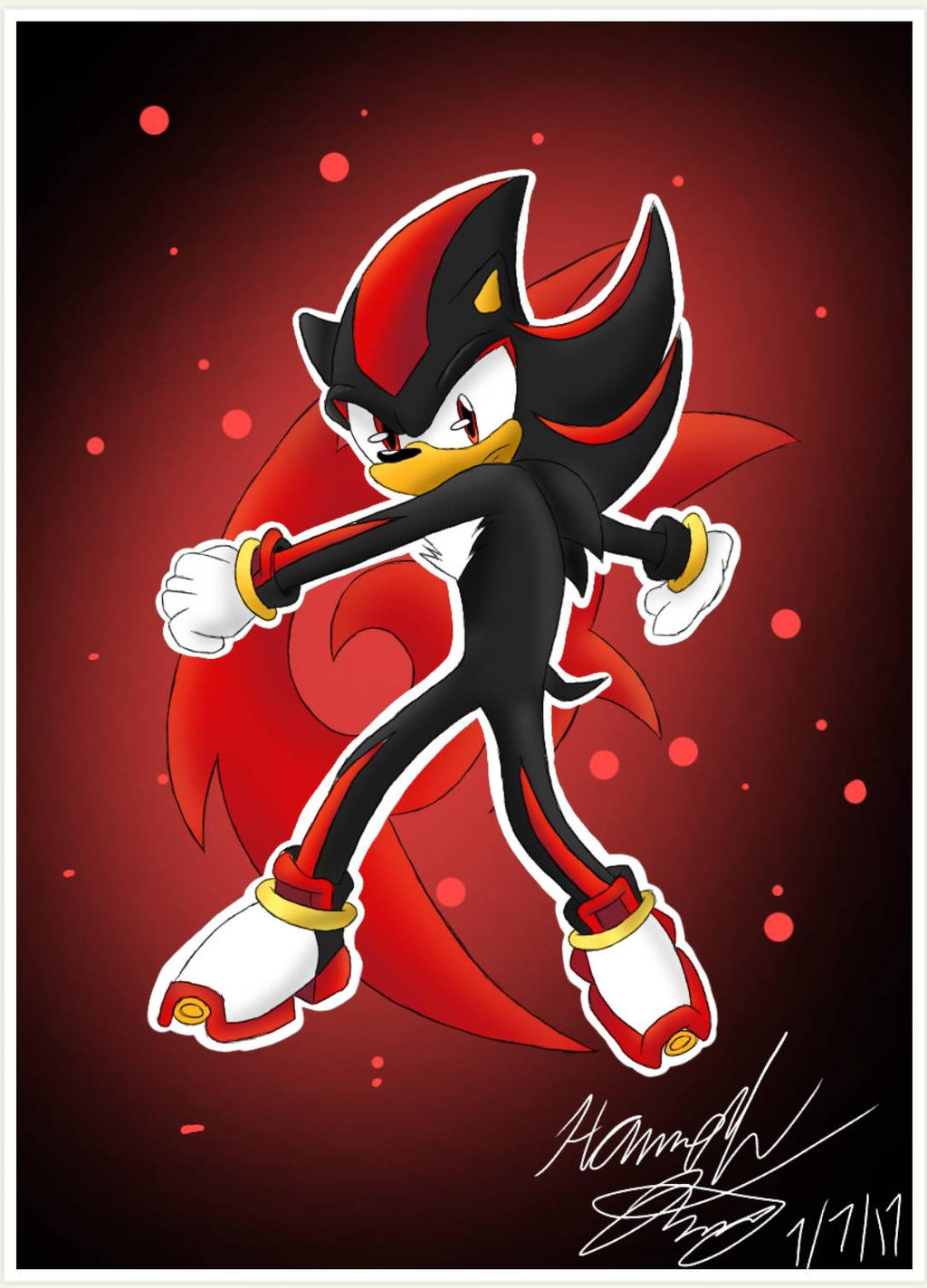 Shadow the Hedgehog Fan Art by ArtisticCatGirl101 on DeviantArt