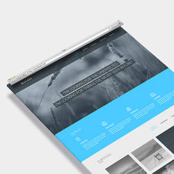 Realistic 3D Website Display Mockup by theanthnonyrich