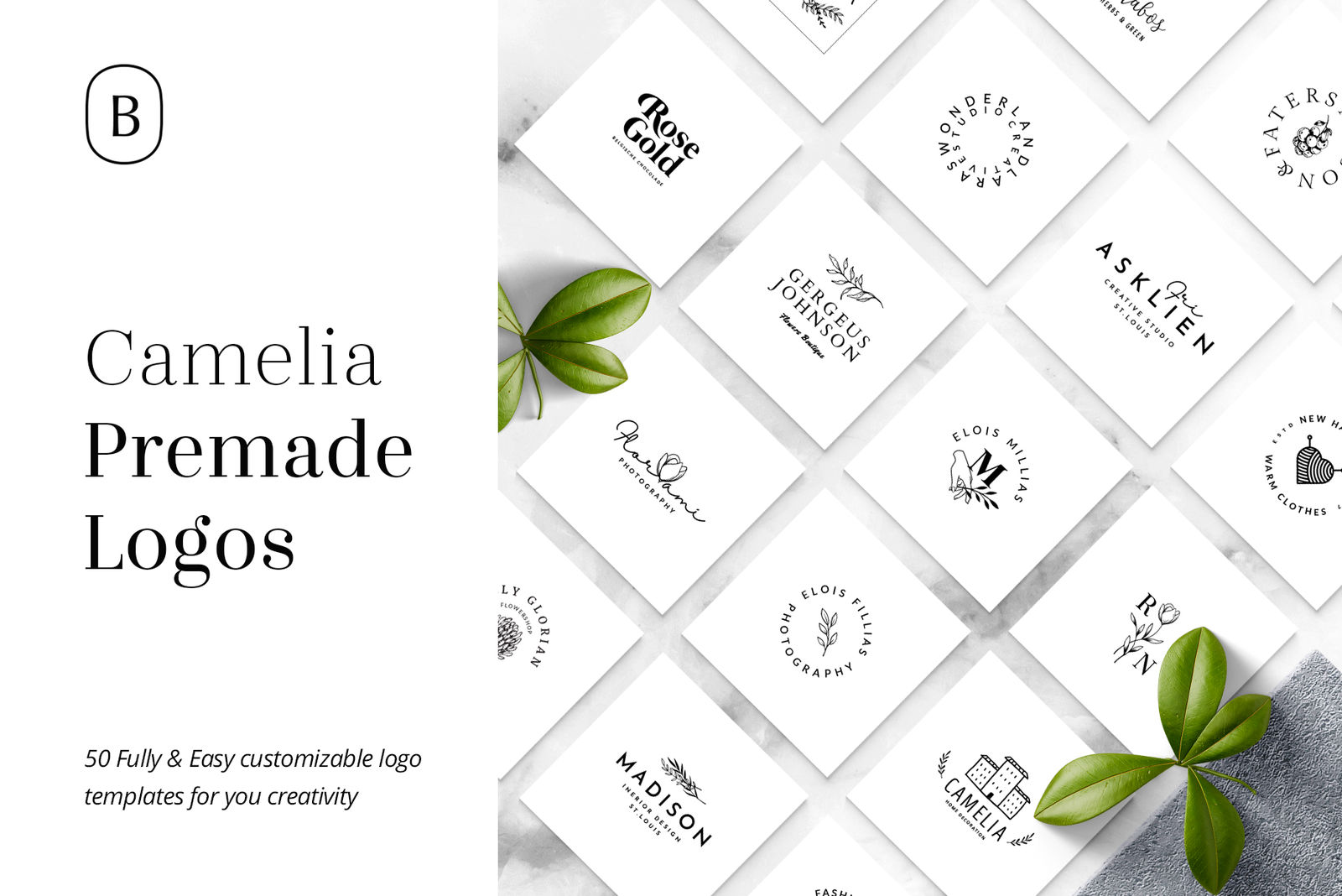 Camelia - 50 Premium Logo Templates by theanthnonyrich