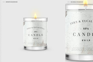 Candle Mockup by theanthnonyrich
