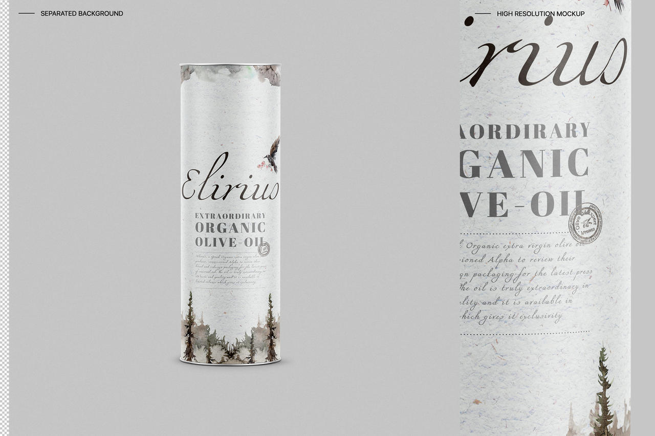 Download Long kraft paper tube mockup by theanthnonyrich on DeviantArt