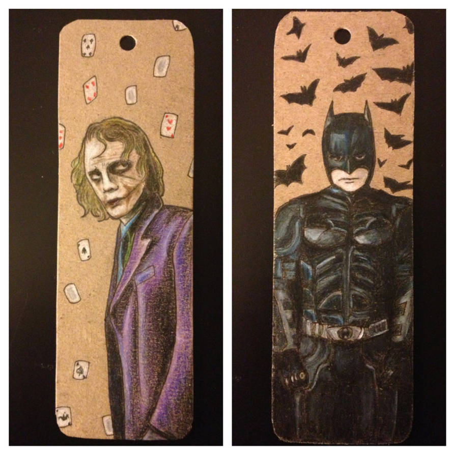 Batman and Joker Bookmarks by RetakeThisWorld on DeviantArt