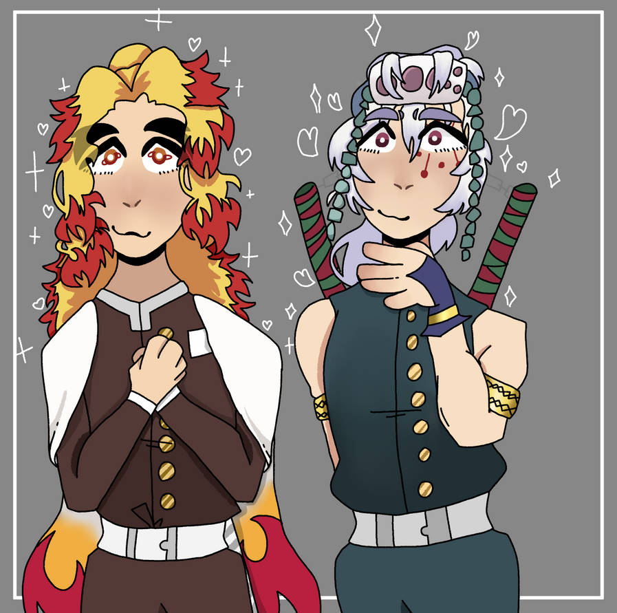 Rengoku and Tengen by darknessofdragons on DeviantArt