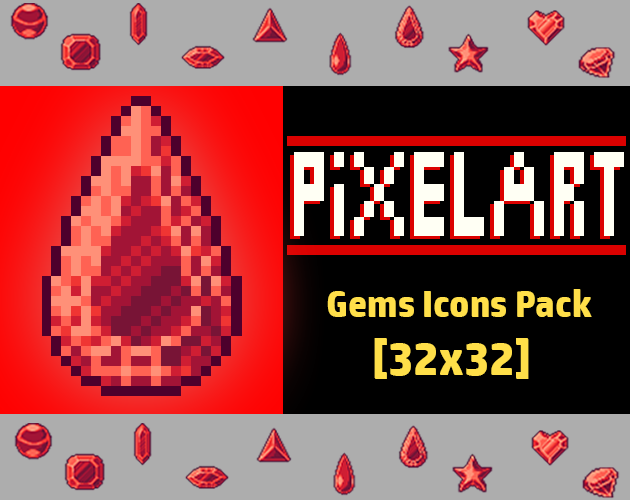 Fantasy 32x32 Icons Pixel Art Collection 