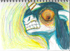 anger. its another oil pastel drawing