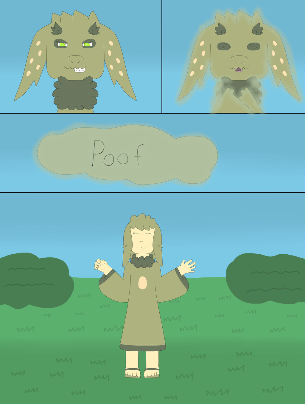 Human transformation (HW 3) by Blizzardsong96 on DeviantArt