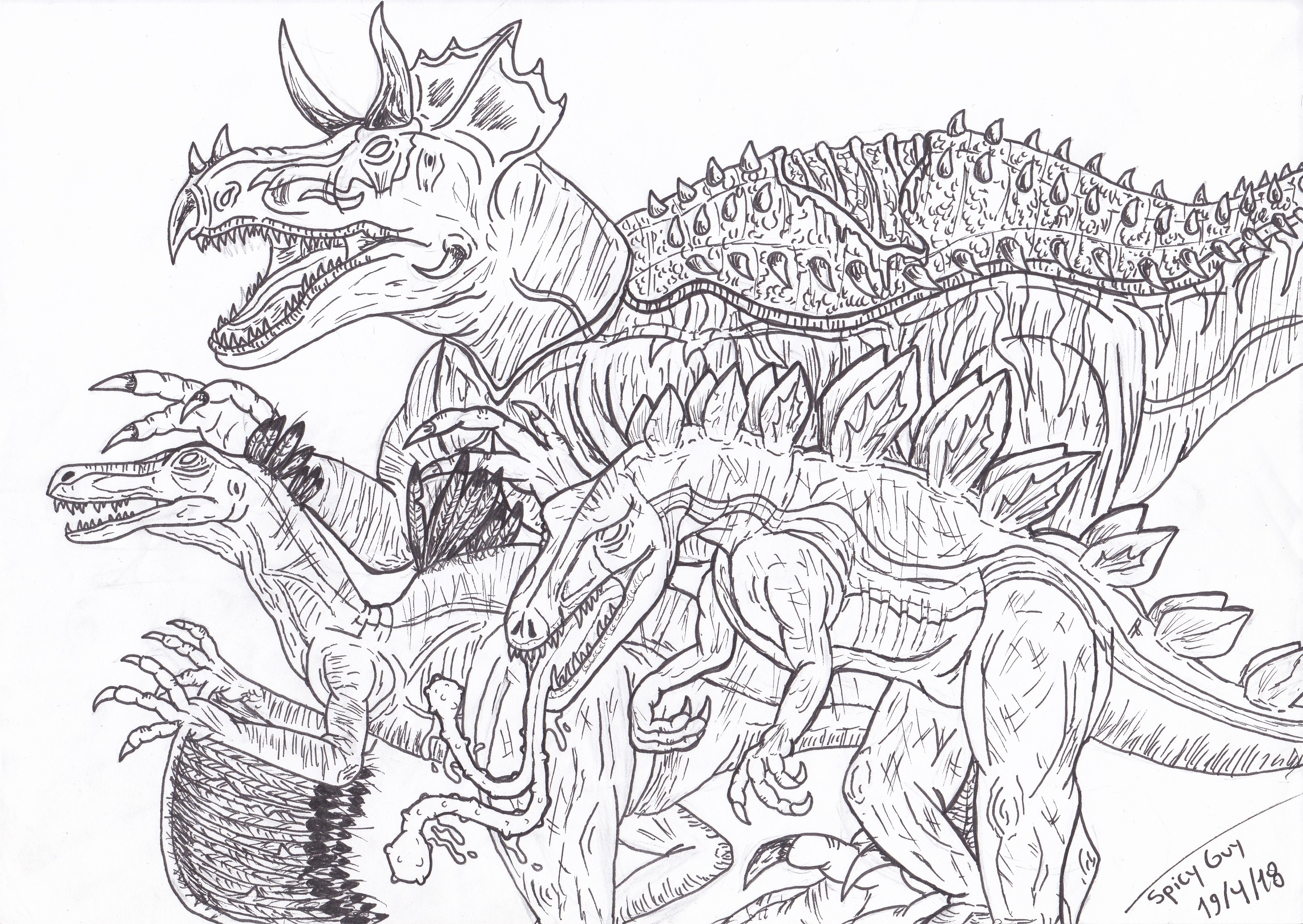 pics Jurassic Park Chaos Effect Concept Art jurassic park chaos effect dinosaurs