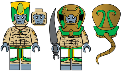 Mummies Alive! Rath LEGO Minifigure by SpicyGuyOfSpice