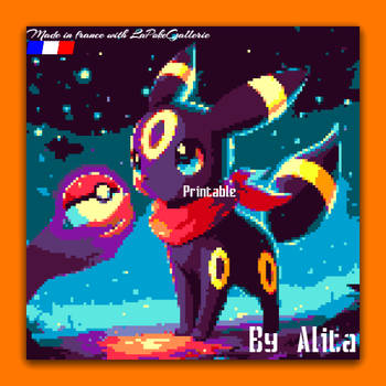 Umbreon pixelart Pokemon