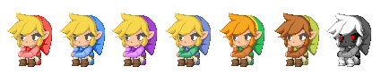 Toon Link - Multiple Recolors
