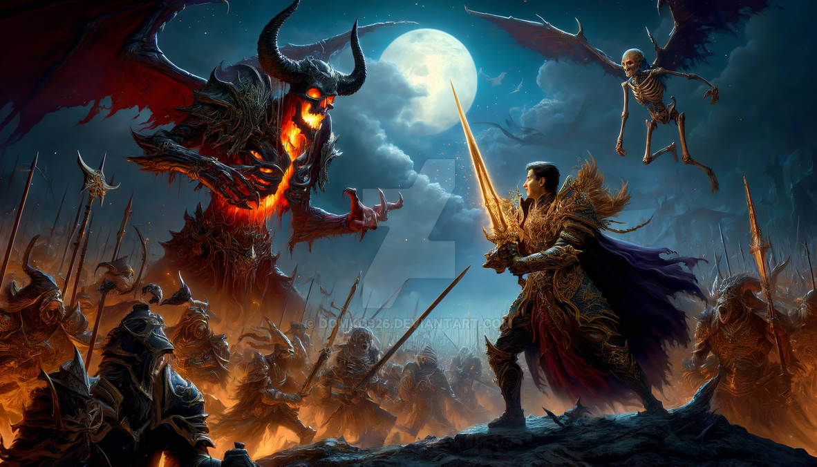 Tableau Battle Deviantart Epic Battle Final Confrontation by domko926 on DeviantArt