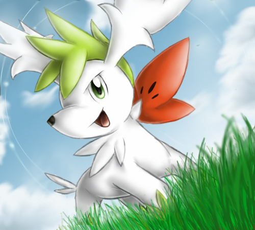 Shaymin Sky Form - Pokémon fan Art (19480551) - fanpop