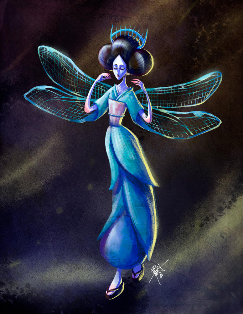 Geisha Jumping Geisha by obscureBT on DeviantArt