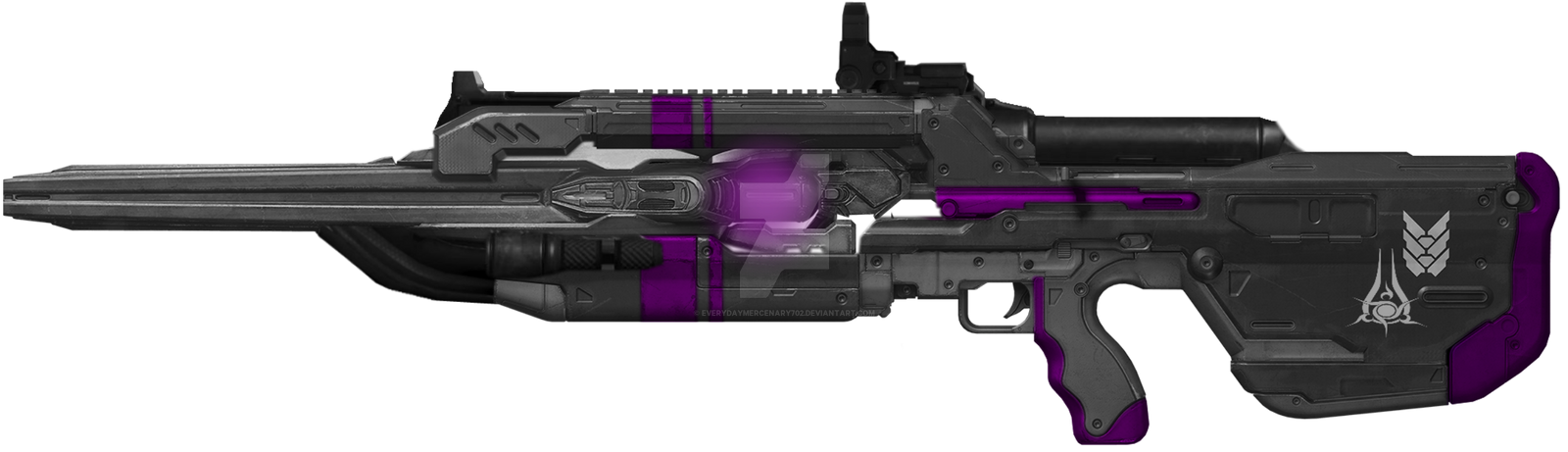 Burst Action Rifle Custom Weapon: Burst Rifle... by EverydayMercenary702 on DeviantArt