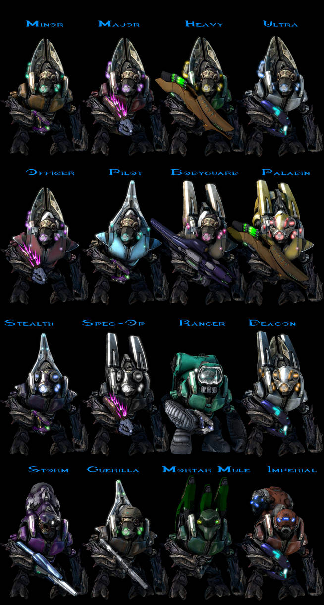 Covenant Revamped Ranks: Unggoy... by CommanderNova702 on DeviantArt