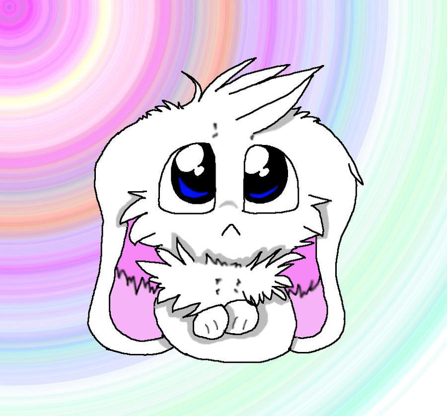 Blue Rabbit Deviantart Bunny by BlueStencil on DeviantArt