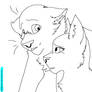 Cat Lineart 2