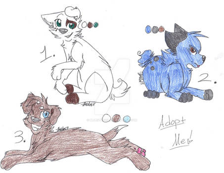 Short Tailed Furry Butt Point Adoptables - OPEN!