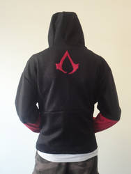custom made Assassins Creed hoodie back shot