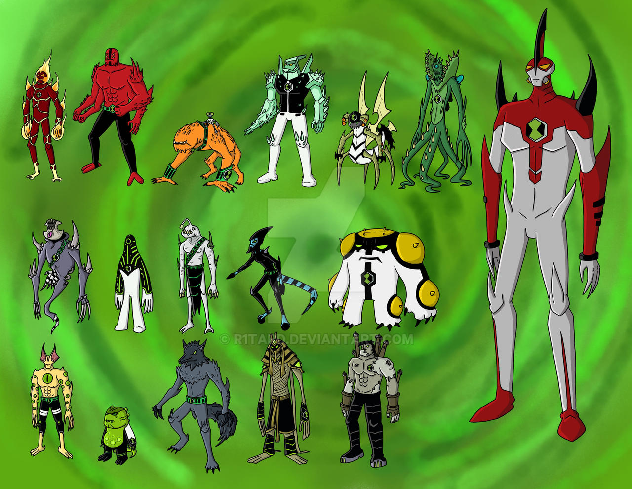 Ben 10 Aliens Unleashed Deviantart