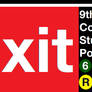 9th Street Station Exit Sign