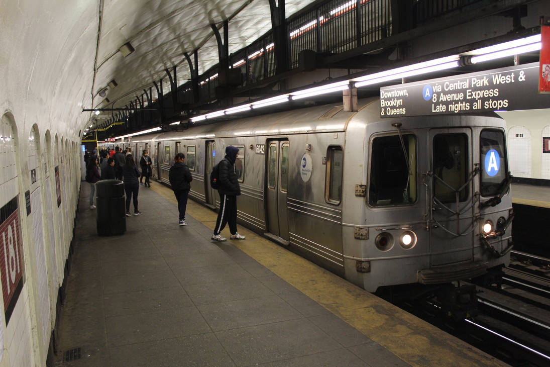 Deviantart R46 F Train R46 (A) train at 181st Street by IRT47 on DeviantArt