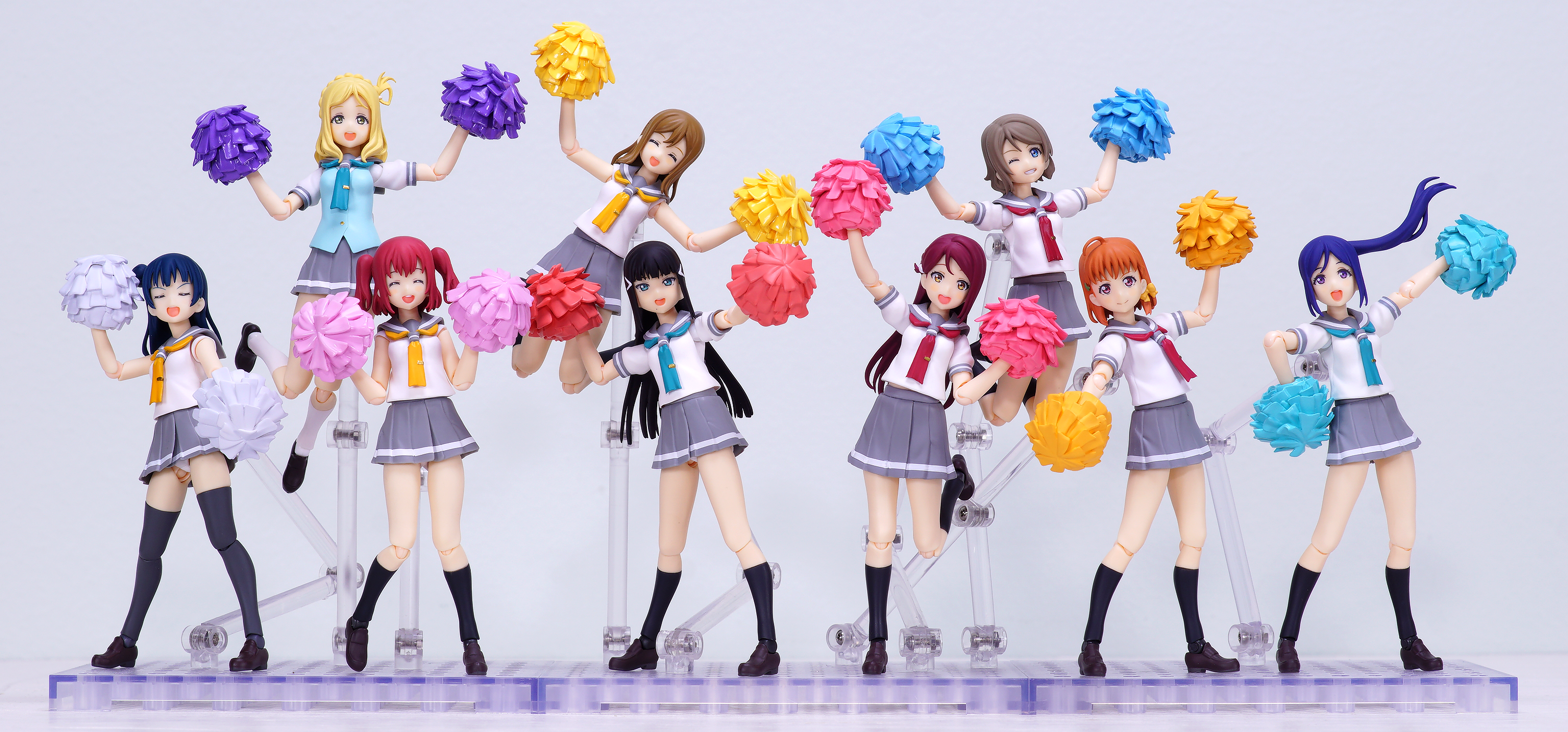 Love Live Sunshine Figmas by Chocolate-Spider