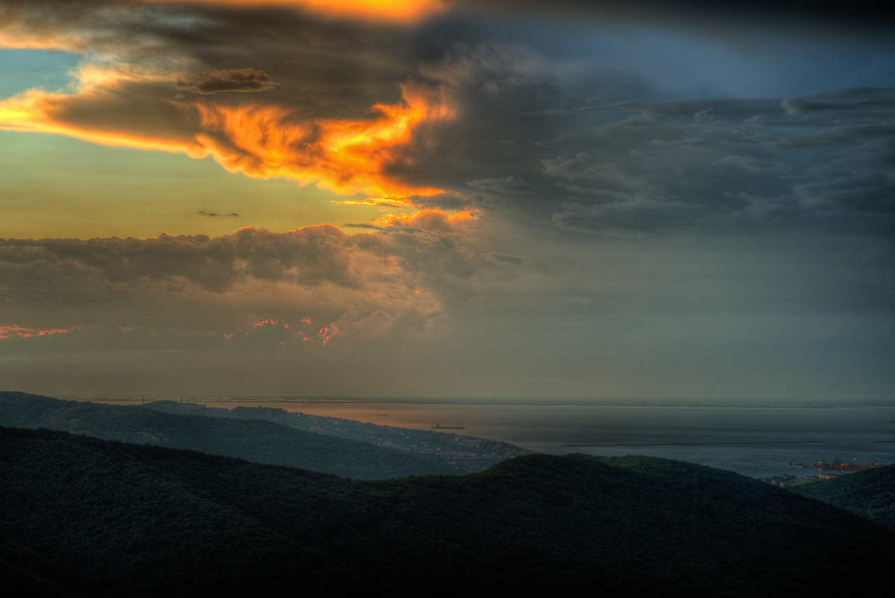 Trieste before storm