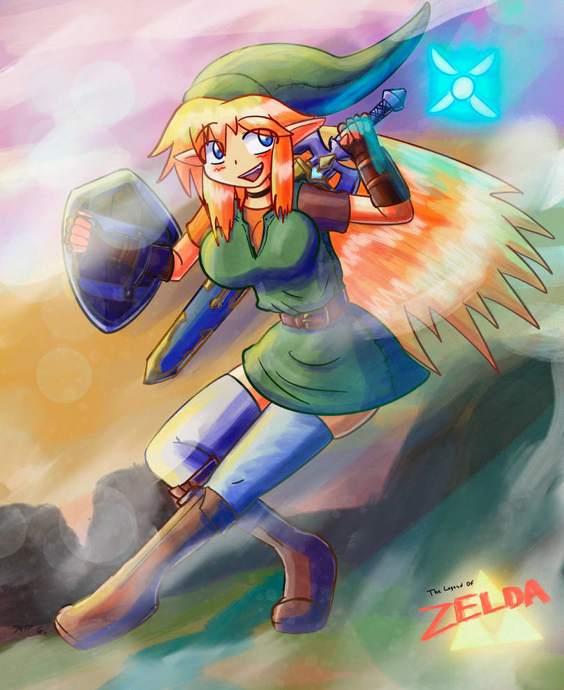 The Legend of Zelda: The Adventure of Girl Link by animeister on DeviantArt