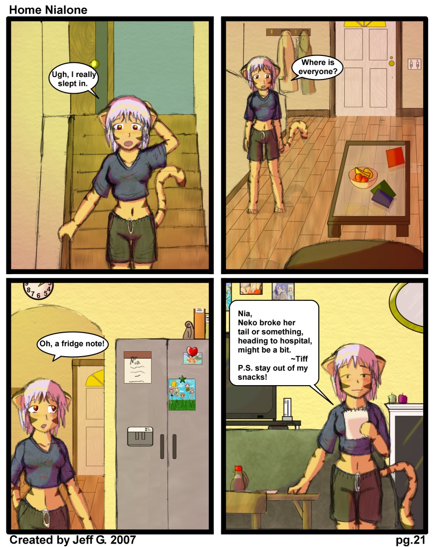 Comic Pg 21: Home Nialone v2