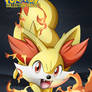 Pokemon Promotional Artwork - Fennekin