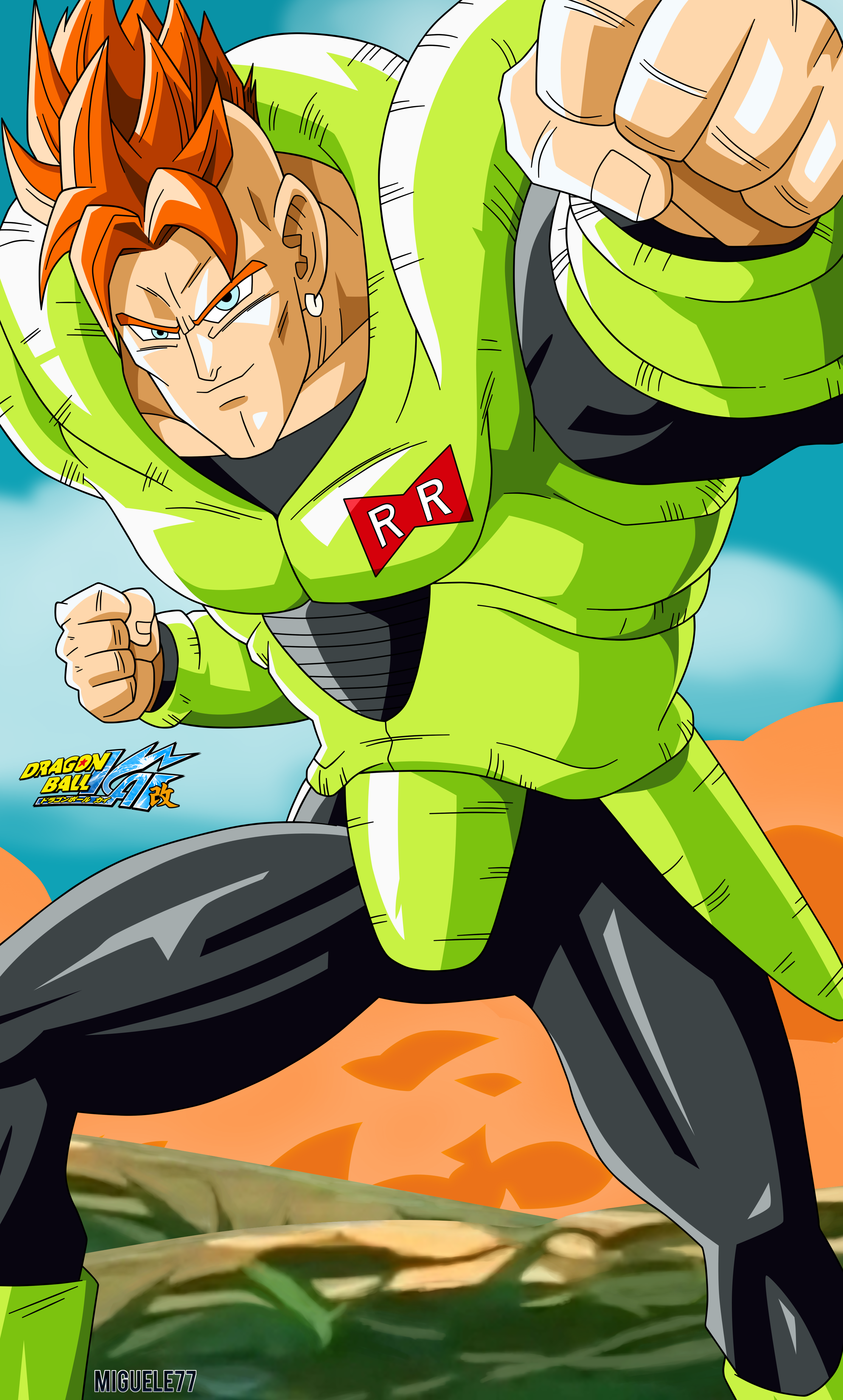 Dragon Ball Z - Android 16 by Miguele77 on DeviantArt