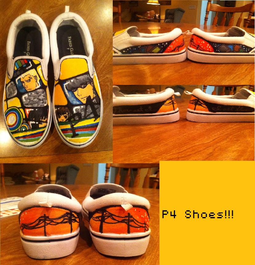 Persona 4 shoes :3