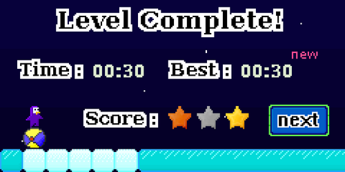 Level Complete! Pinguino
