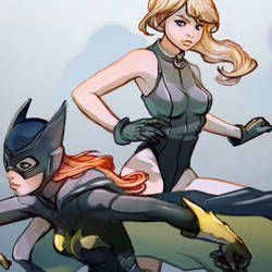 Batgirl and Black Canary