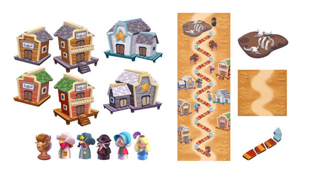 Isometric Game Assets : Wild West Theme