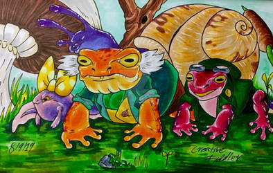 Sprig And The Plantar Family on Amphibia-FC - DeviantArt